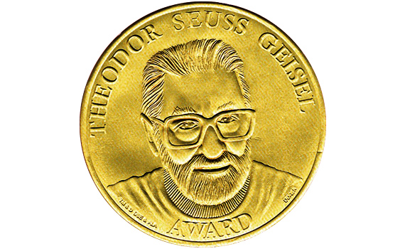 Theodore Seuss Geisel award medal