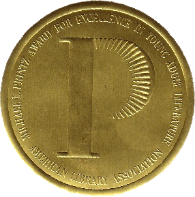 Printz award for excellence in young adult literature medal